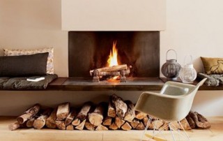 Feu de cheminée