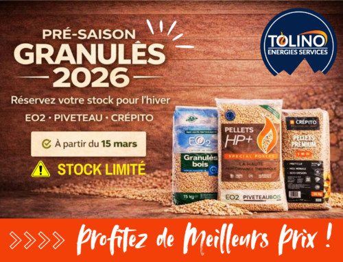 Pré-saison Granulés 2026 : profitez des meilleurs prix chez Tolino Énergies Services